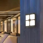 Aplica LED Exterior Timeea, 18W, Negru, 3000K - imagine 2