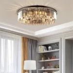 Candelabru Cristal Brady Ø60cm 18x E14 Negru