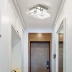 Lustra LED cu cristal JEREMIAH 34W, 2 Patrate, lumina Rece/Calda/Neutra, Dimabila, Crom Lucios - imagine 4