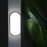 Plafoniera LED FANTAS Ovala 15W 20cm Alb Exterior IP65 - imagine 2