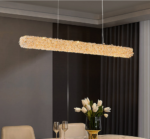Candelabru Cristal, PRAGA Imperio, 35W, 96cm, Lumina Rece/Calda/Neutra, Auriu, Inaltime Reglabila - imagine 2