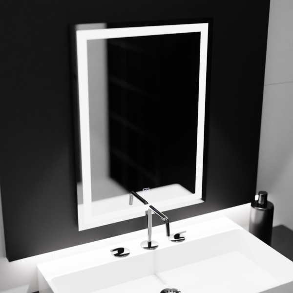 Oglinda LED Rectangulara, 60x80cm, FRAME Basic Touch