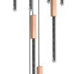 Candelabru Cristal LED 22W, Lumina Calda/Neutra/Rece, Diametru 35cm Auriu CM511/H150XW35 - imagine 2