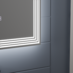 Oglinda LED Rectangulara, Dezaburire, 80x60cm, ADIS Basic Touch - imagine 2