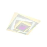 Lustra LED NIVARA RGB 3D 39.6W, lumina Rece/Calda/Neutra, Alb - imagine 4