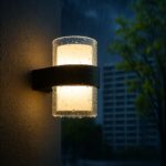 Aplica LED Exterior MIRA, 2 Surse de lumina, Lumina Calda, Negru - imagine 3