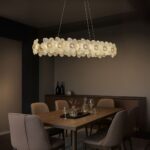Candelabru Cristal Cadenza Allegro, 80W, 20x E14, 3000K4000K6000K, Inaltime reglabila, Auriu - imagine 4