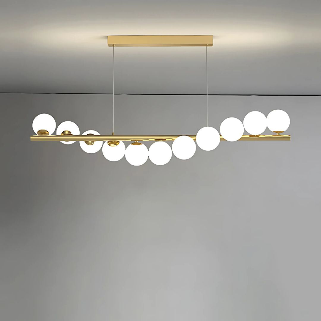 mockup-LC80111GD-LustraVincenzo_11xG9_Auriu_Metal_Inaltimereglabila-1 Lustra LOFT Hall, 11x G9, Alb Auriu, Metal, Inaltime Reglabila, Elegant - imagine 1