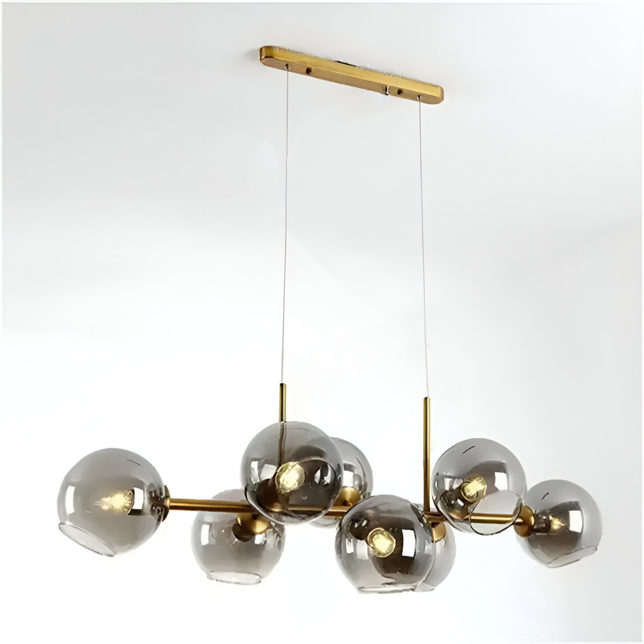 mockup-LC809_8-Lustra_cu_Abajur_Rotund_MODEST_Grand_8xE27_Auriu_Metal-1 Lustra cu Abajur Rotund, MODEST Grand, 8xE27, Auriu, Metal - imagine 1