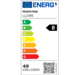 Lustra LED CONSTELATION cu telecomanda 49W, Diametru 48cm, lumina Rece/Calda/Neutra, Alb Albastru - imagine 2