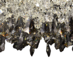 Candelabru LED Cristal LLC212/400BU Rotund, 22W, Lumina Rece/Calda/Neutra, Cristale, Crom Lucios - imagine 3