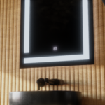 Oglinda LED Giga, 60x80cm, 14W, Touch, Lumina 6000K - imagine 2