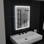 Oglinda LED Rectangulara, 50x70cm, FRAME Basic Touch - imagine 3