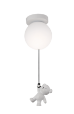 Lustra LED URSULETI Glob 18cm, Inaltime 50cm, 1xE7, Suspendata - imagine 2