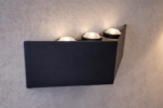 Aplica LED AX230, Exterior, 6 Surse, 6W, Negru, 3000K - imagine 2