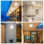 Aplica LED de Exterior AX310/218WH, Diametru 21.8, Lumina Calda 3000K, IP65, Alb - imagine 3