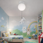 Lustra LED URSULETI Glob 18cm, Inaltime 50cm, 1xE27, Suspendata - imagine 2