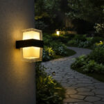 Aplica LED Exterior AMIRA, 8W, 2 Surse de lumina, Lumina Calda, Negru - imagine 3